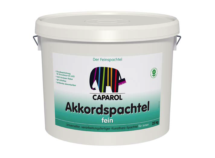 Caparol Akkordspachtel fein, 25 кг, Шпатлевка готовая финишная