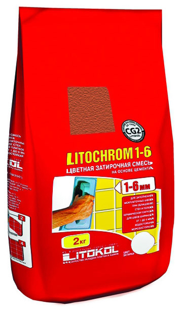 

Litokol Litochrom 1-6 C.50, 2 кг, Затирка, Бежевый