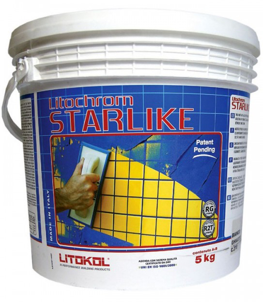 

Litokol Litochrom Starlike C.320, 5 кг, Затирка эпоксидная, Серый
