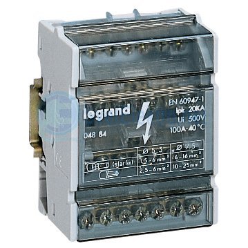 Кросс-модуль LeGrand 4Pх7 контакт 100А