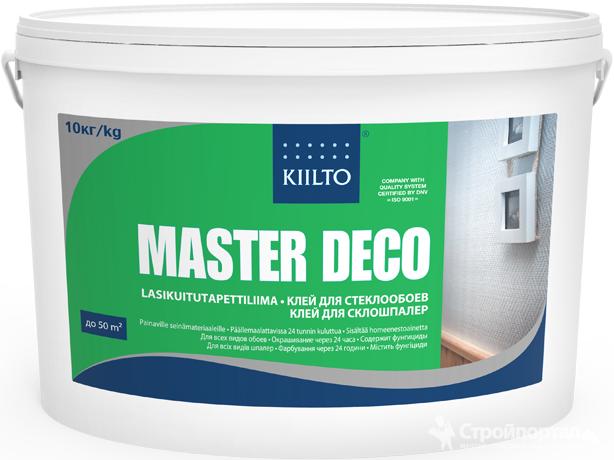 Kiilto Master Deco, 10 л, Готовый клей для стеклообоев