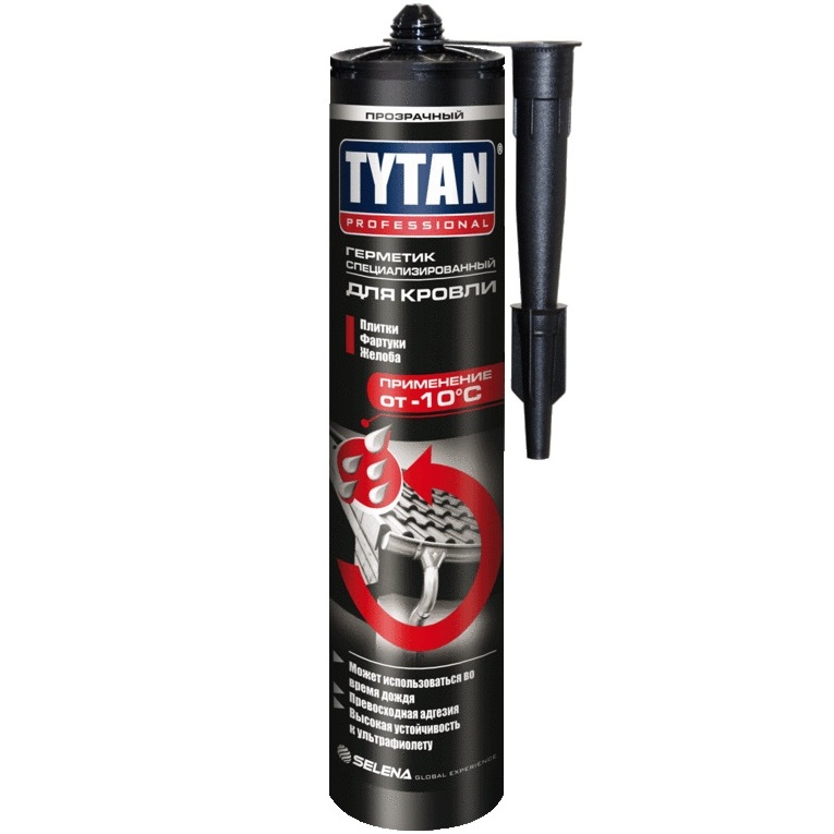 

Tytan Professional Герметик Специализированный для Кровли (прозрачный), 310 мл