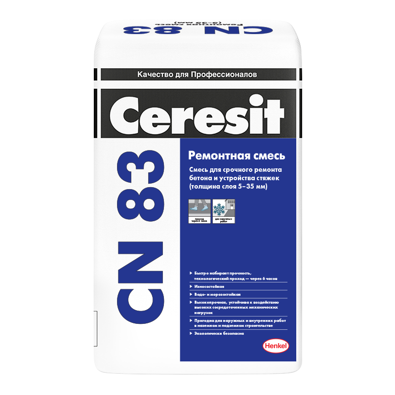 Ремонтная смесь Ceresit CN 83 25 кг